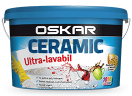 OSKAR Ceramic, Белая, ультрамоющаяся и антибактериальная краска для внутренних и наружных работ с керамическими микросферами