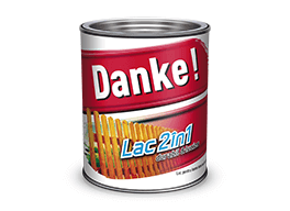 2 in 1: gloss and color for wood - DANKE! LAC 2+1