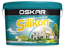 OSKAR Silikon, Flexible ultra-strong paint for exterior with Silicone Latex