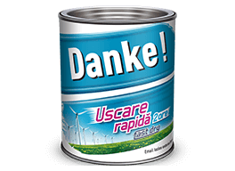 Danke! EXTERIOR, White and coloured shiny paint for wood and metal, for exterior and interior
