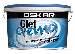 OSKAR Glet Crema Gata Preparat, Готово обработена крем мазилка на основа на смоли